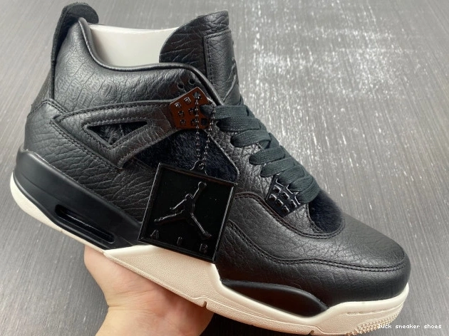 Reps LUCY 4 Jordan 819139-010 Retro Hair Black Pony 0714